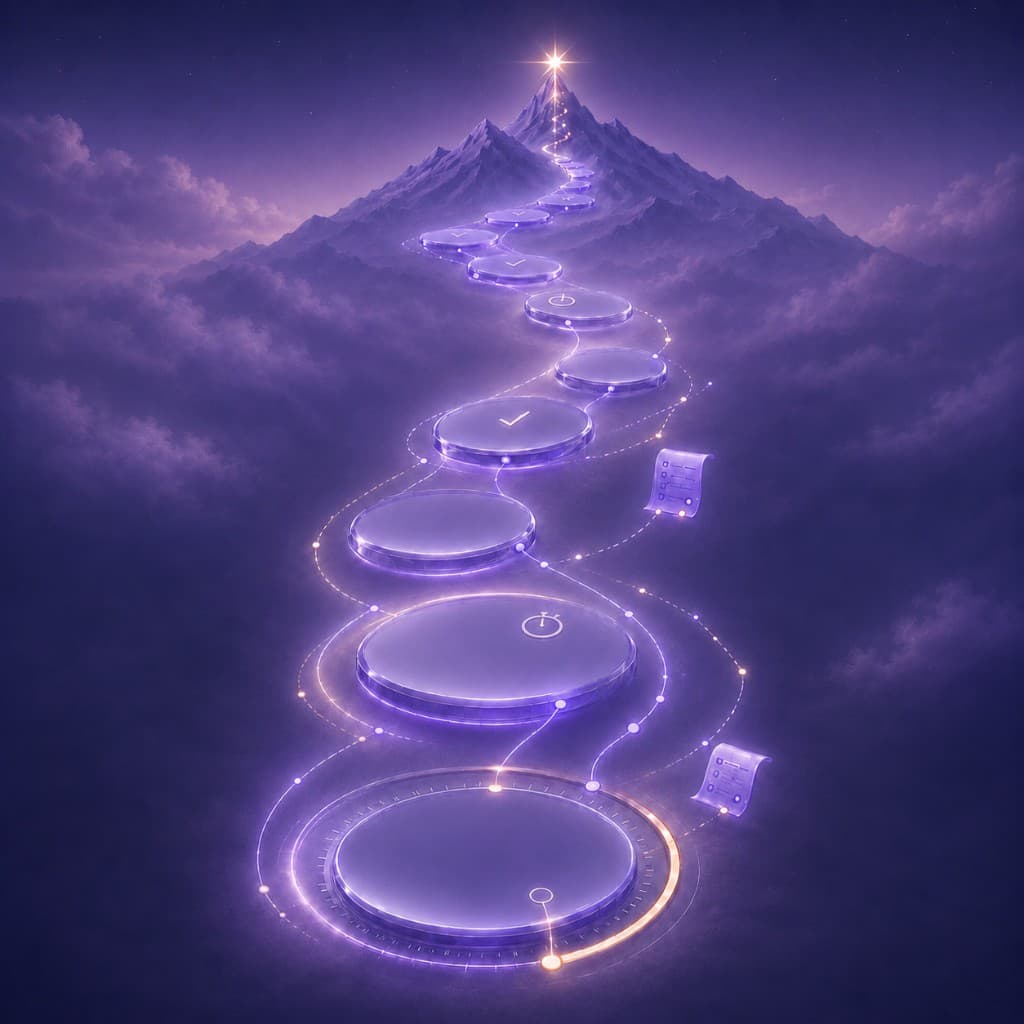 Path symbolic scene